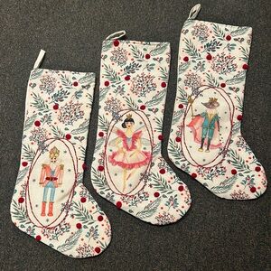 Festive Nutcracker Christmas Stockings